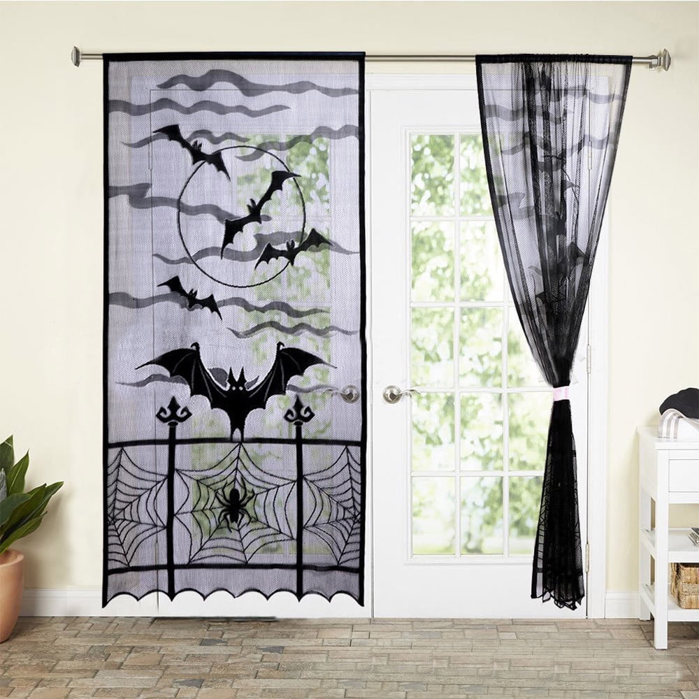 Why interior designers recommend Halloween doorway curtains for effortless seasonal decorating 2